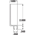 Strip Brush Holder, Offset, PK 10 W713988