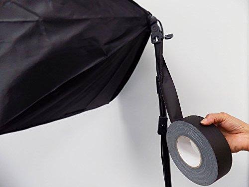 Dark Blue Low Gloss Gaffer Tape 4 in. x 60 Yards Pack of 12 Q6901