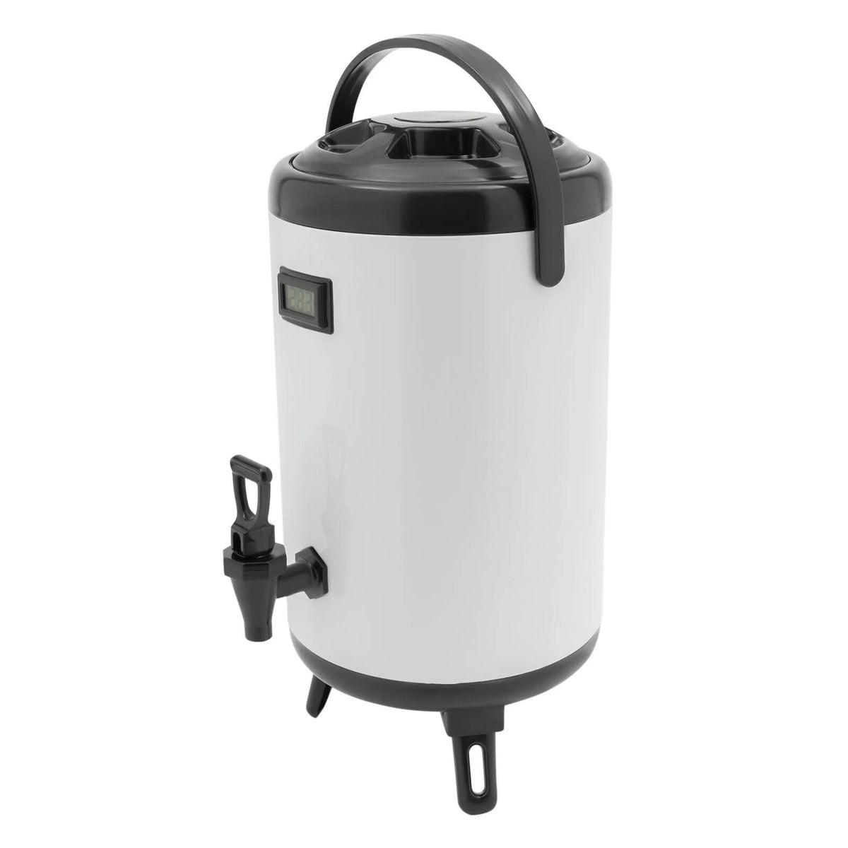 10L Insulated Stainless Steel Beverage Dispenser with Spigot & Thermometer E87137