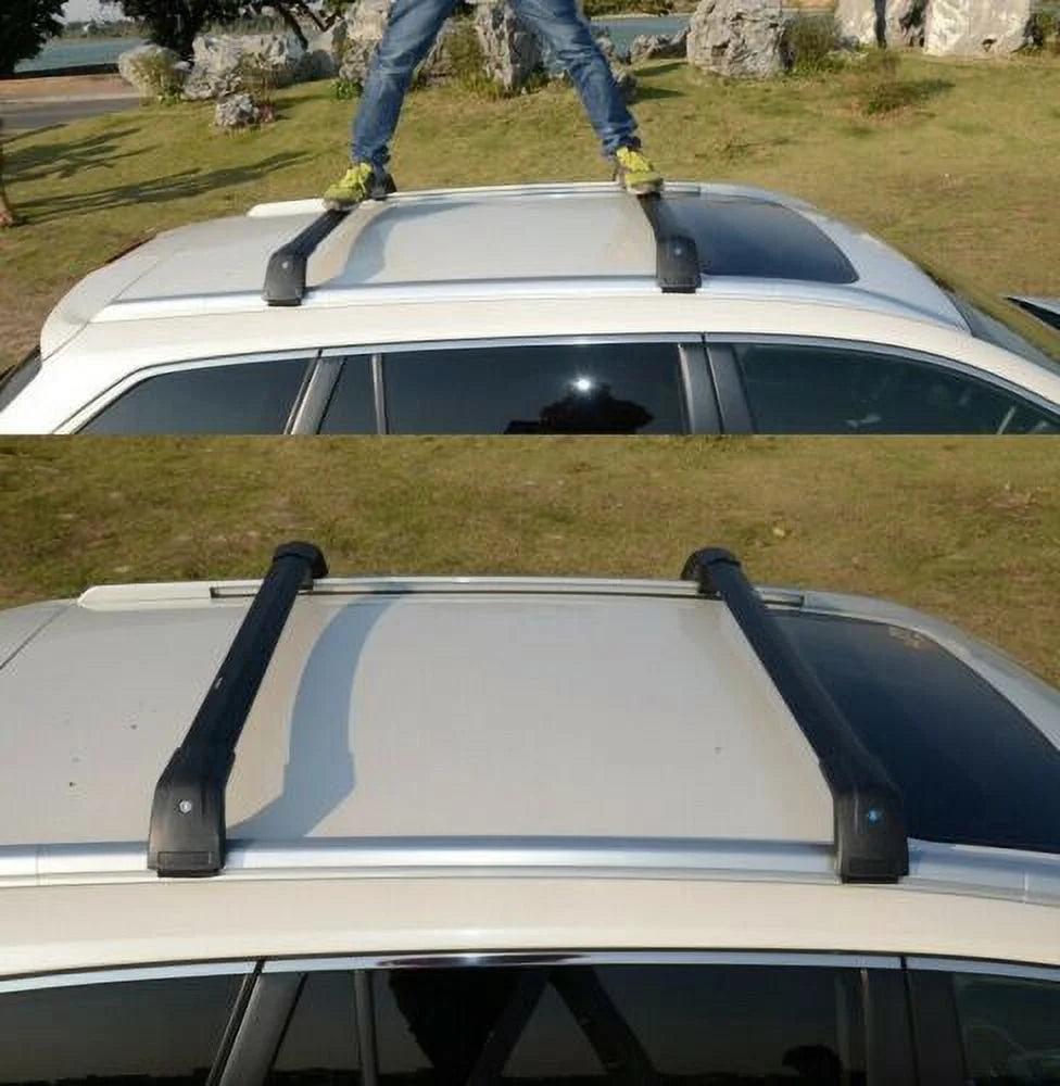 Cross Bar Roof Rack Rail Luggage Carrier O4786
