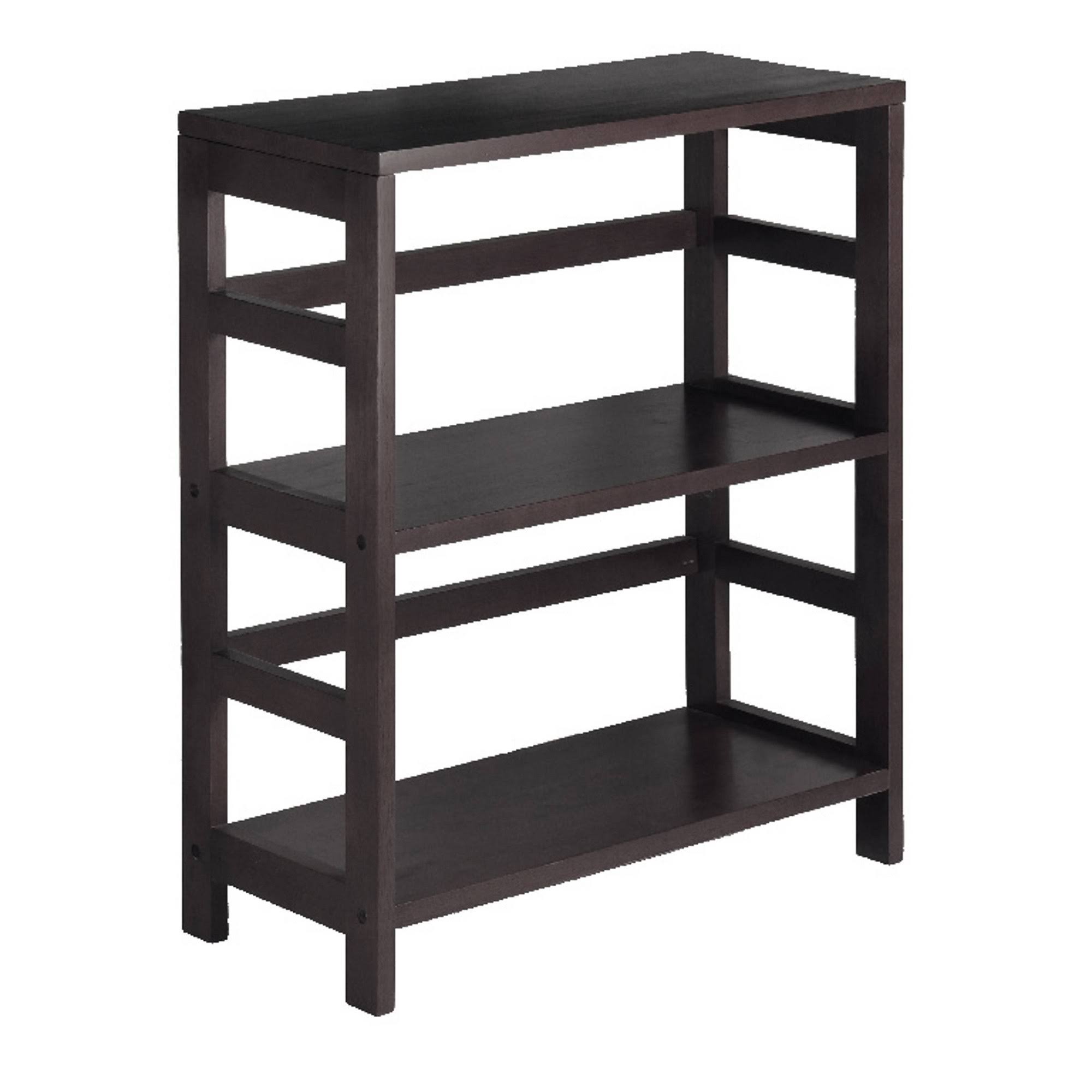 2-Section Storage Shelf with 4 Black Fabric Baskets A293