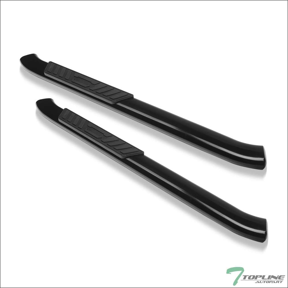 Oval Bent End Black Side Step Nerf Bars Running Boards M623