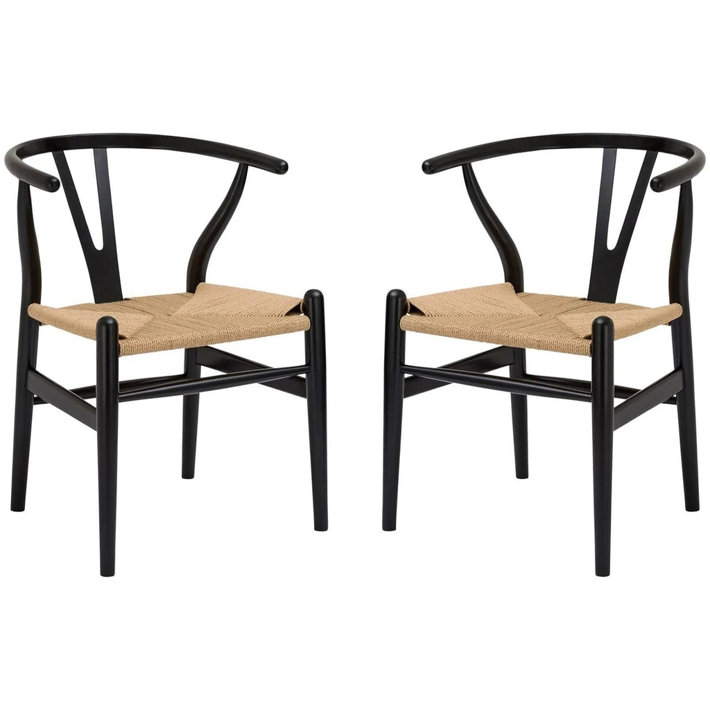 Black Weave Chairs (Set of 2) P638588