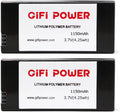 2 Pack Replacement Battery for RC Drones E891