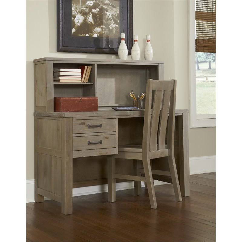 Kids 2 Drawer Writing Desk with Hutch and Chair O34355