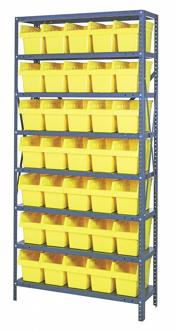 Bin Shelving, Steel, 35 Bins U10339