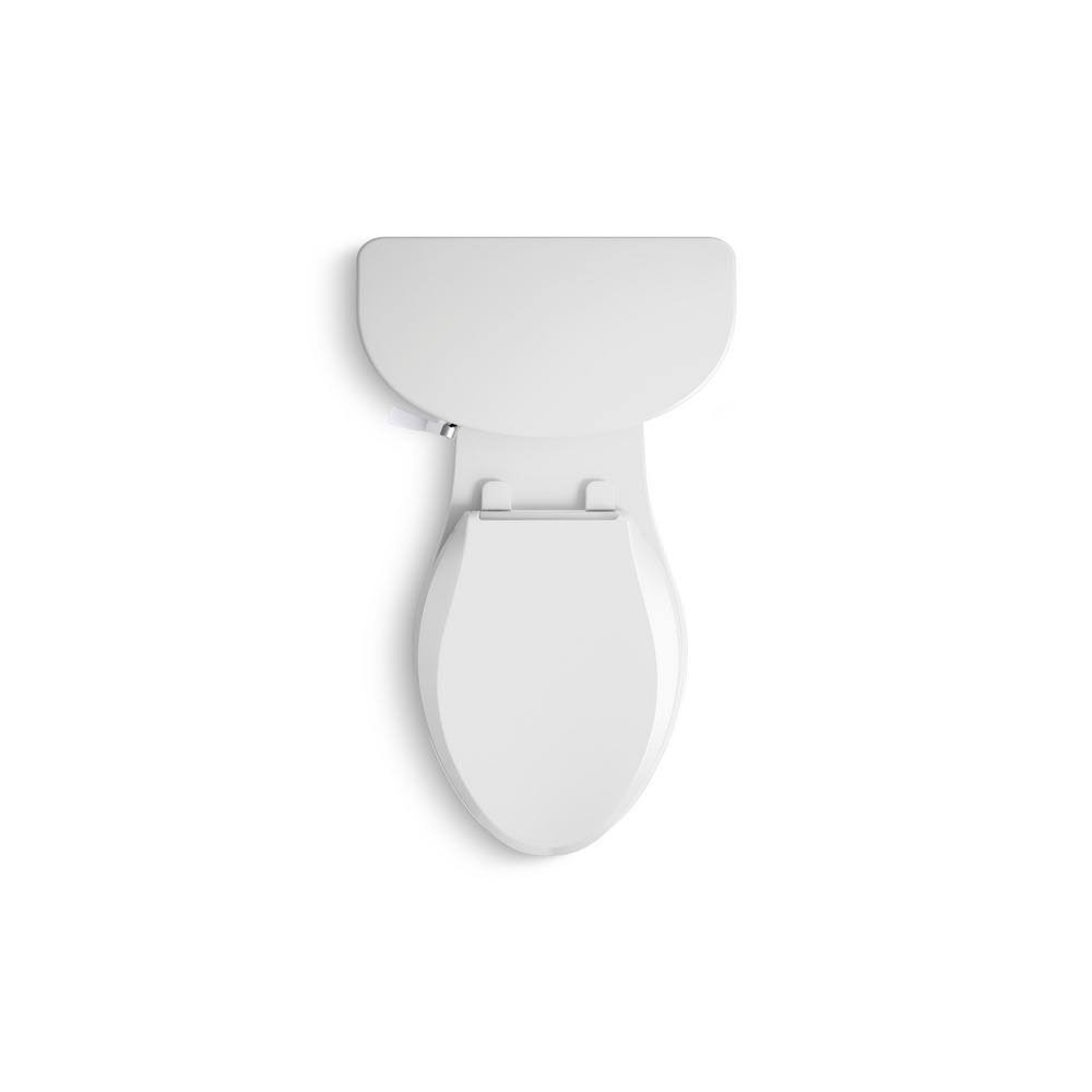 2-Piece 1.28 GPF Single-Flush Elongated Toilet in White R58077