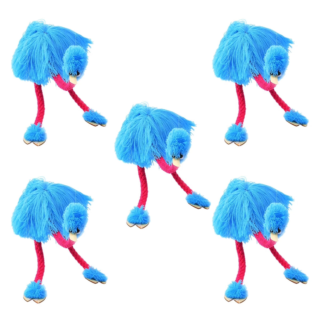 5PCS Pull String Plush Ostrich Marionette Toy M650