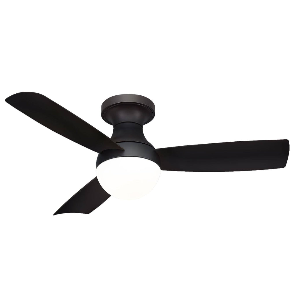 Matte Black Orb Ceiling Fan M6883