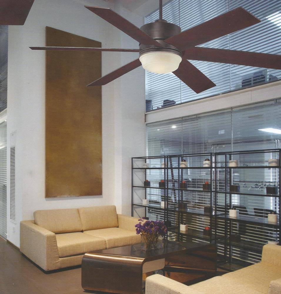 English Bronze Ceiling Fan O86785