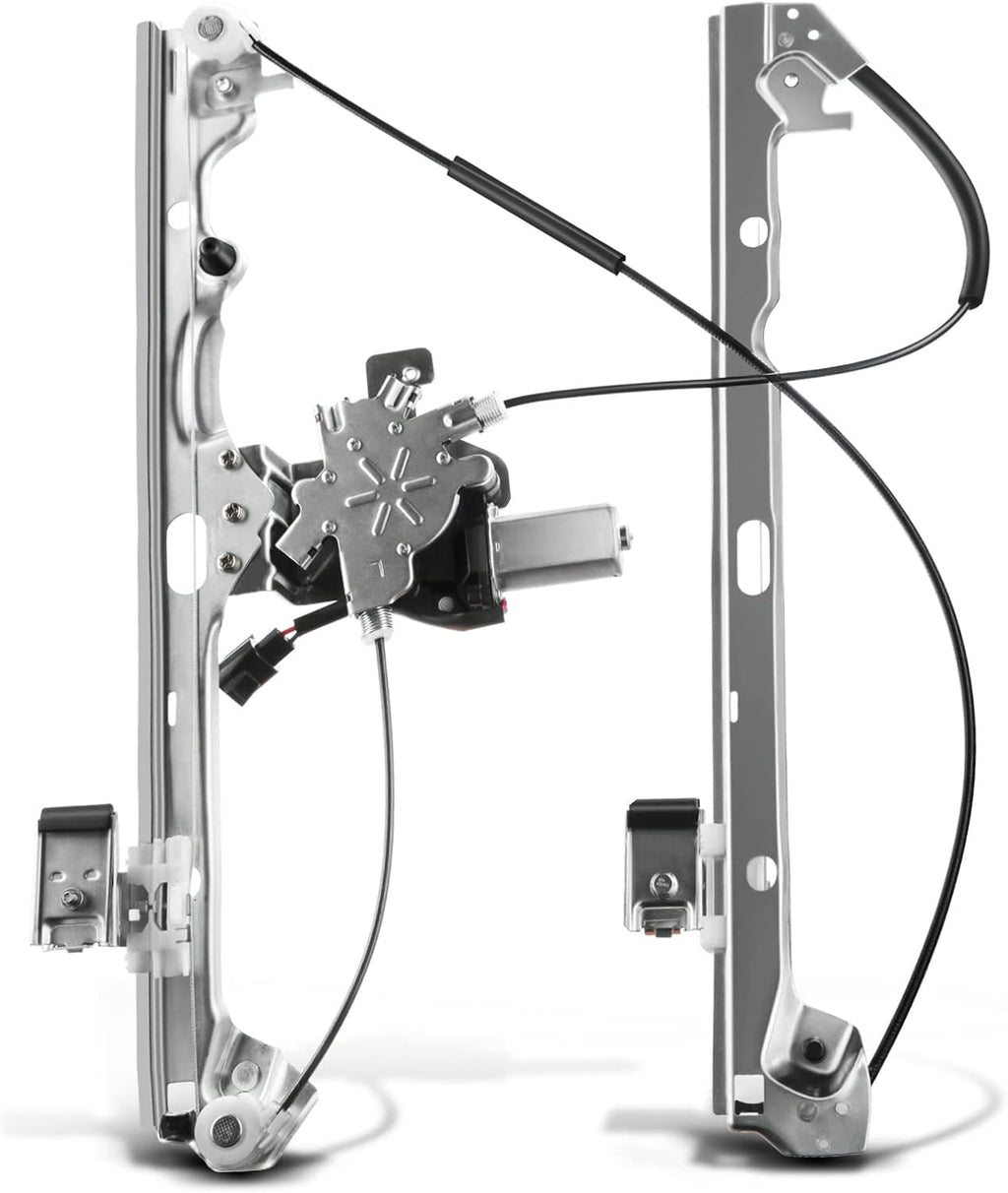 Power Window Regulator with Motor 2 Pins Front Left Driver Side Pack of 2 D206436