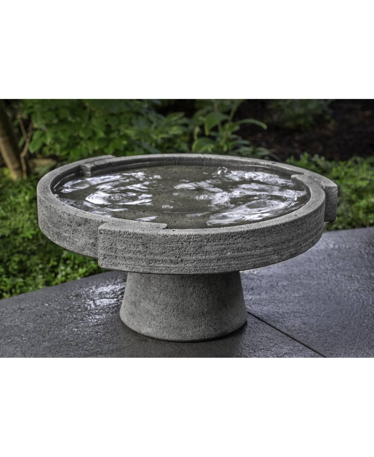 Cast Stone Birdbath, Alpine Stone H3324