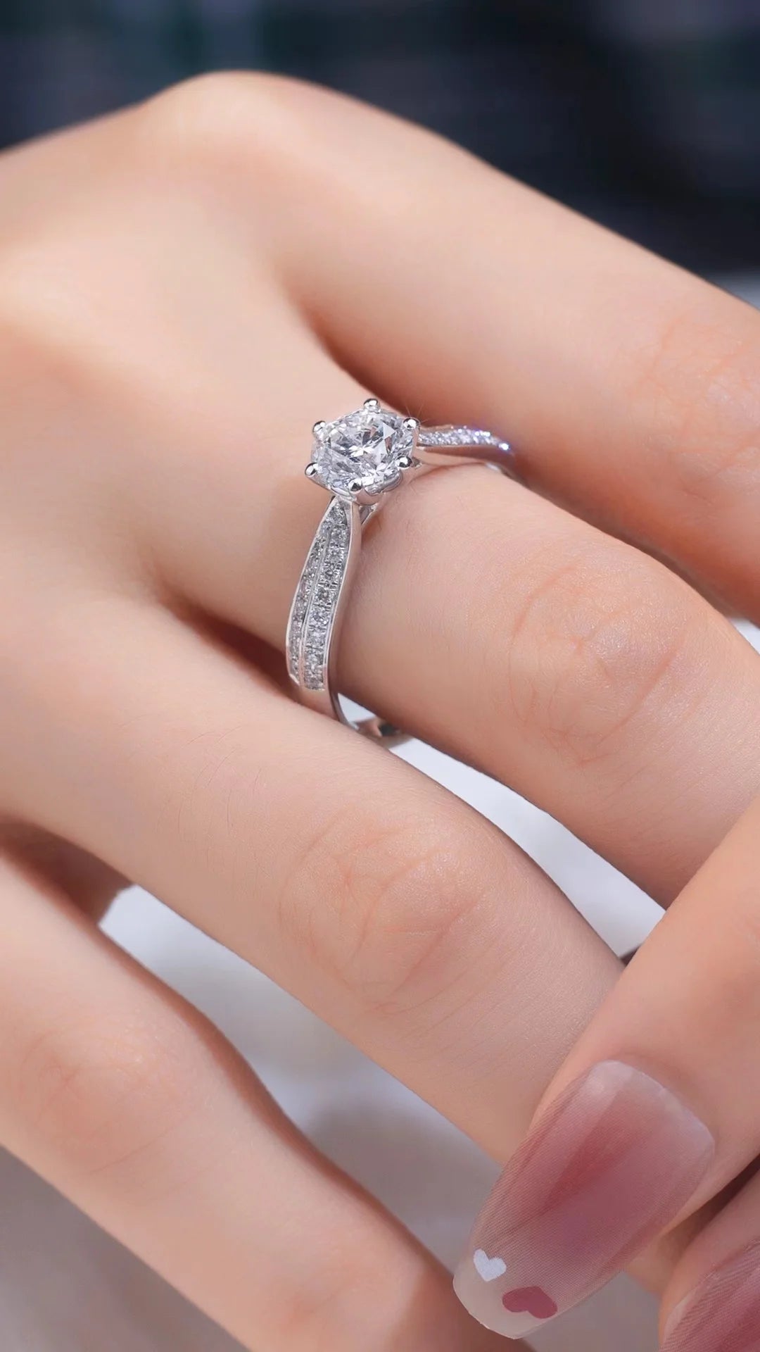 1.5 Carat Moissanite Double Halo Engagement Ring X95810