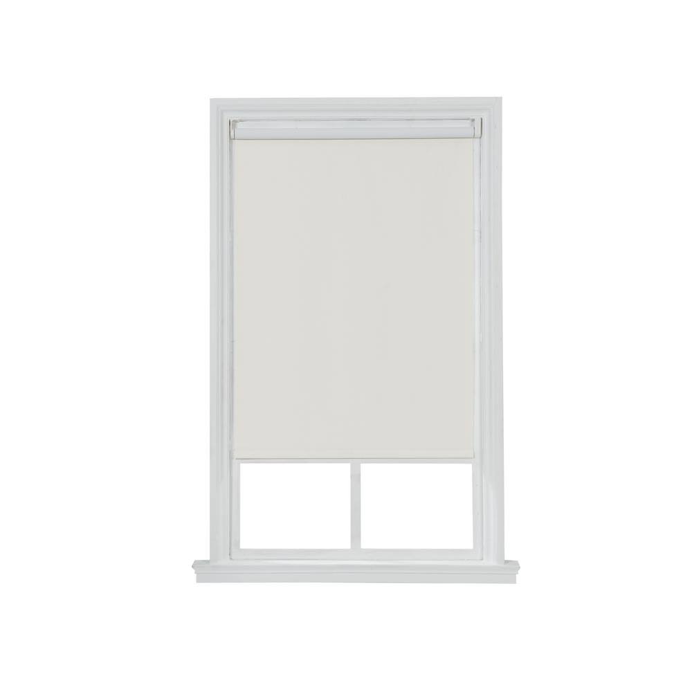 Cordless Push-Up HDPE Roller Shade Stone 72x22 W 66x22 L N18400