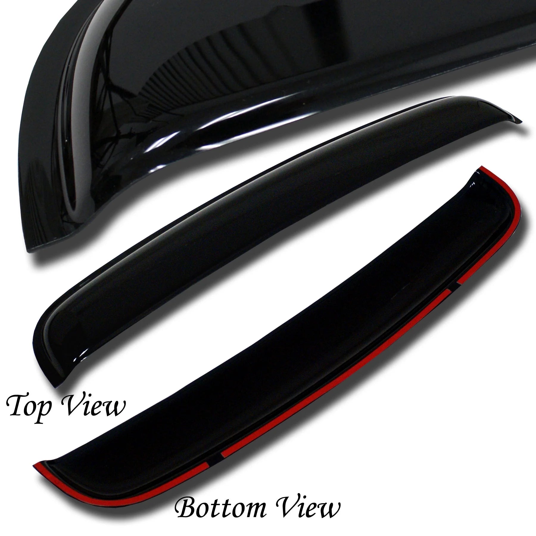 Outside Mount Window Visor Deflector and Sunroof 5 Pcs Set E34586
