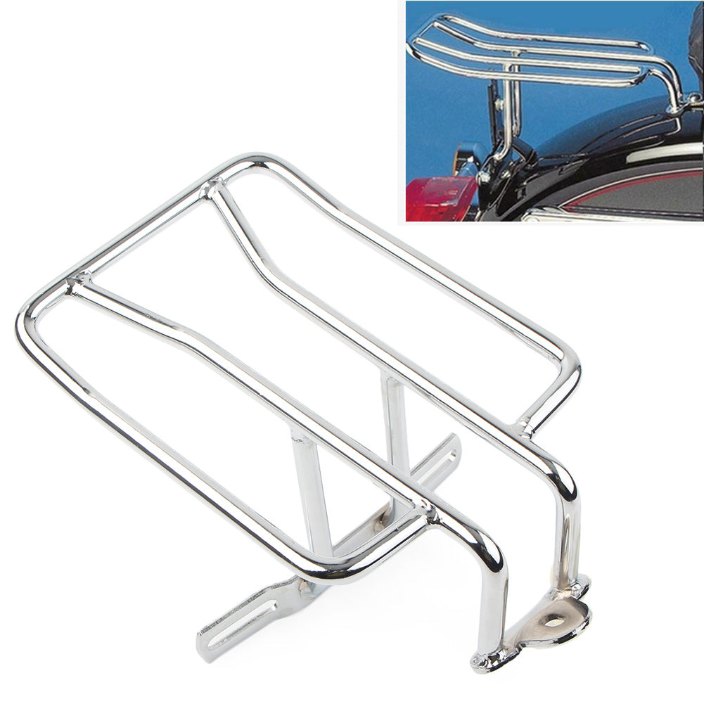 Scooter Rear Solo Seat Storage Luggage Racks Carrier Silver M47481