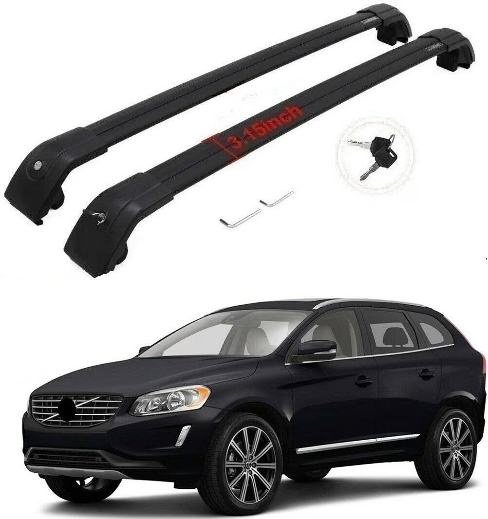 Cross Bar Roof Rack Rail Luggage Carrier O4786