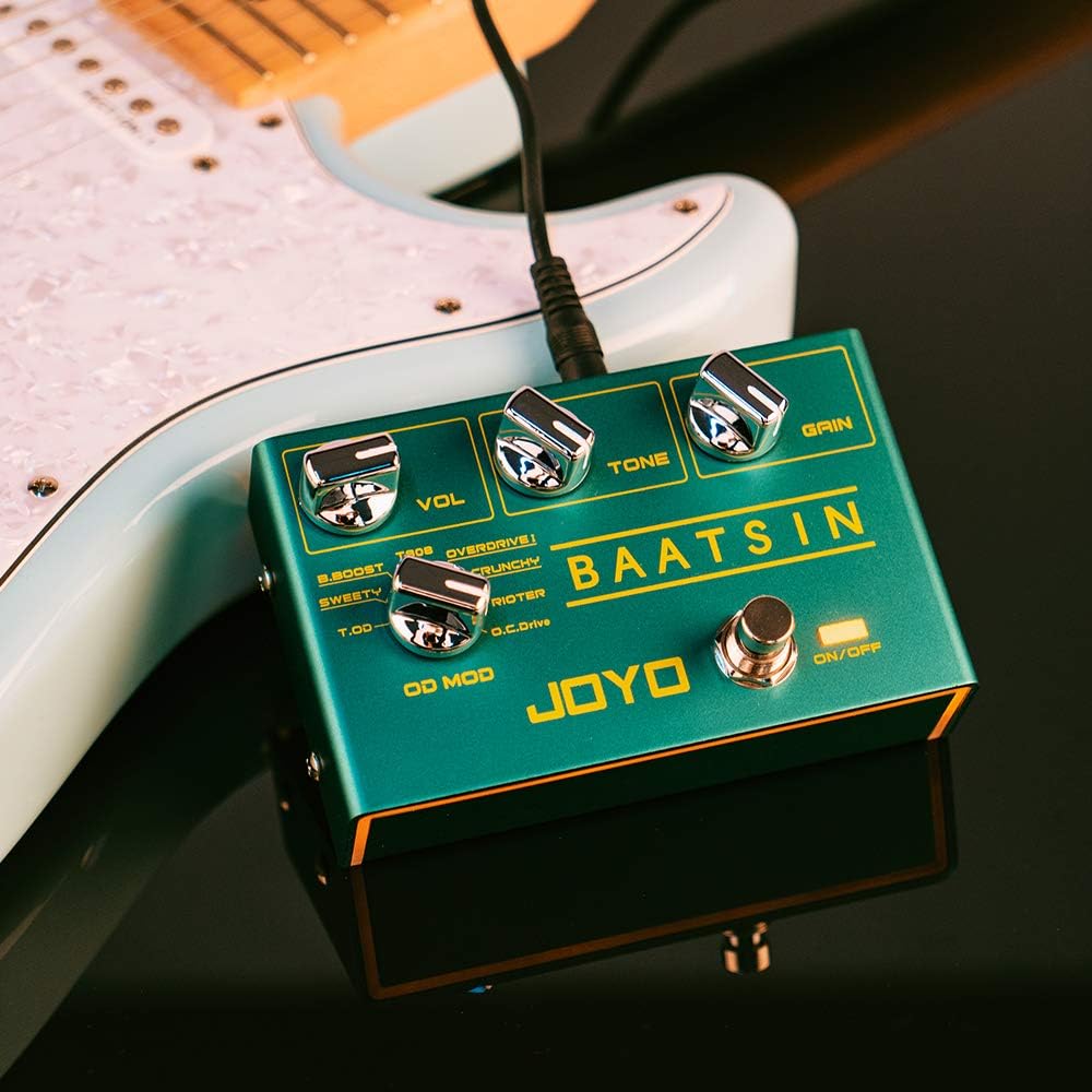 Overdrive & Distortion Pedal with 8 Classic OD/DS Sounds for Electric Guitar, Pack of 2 F12683