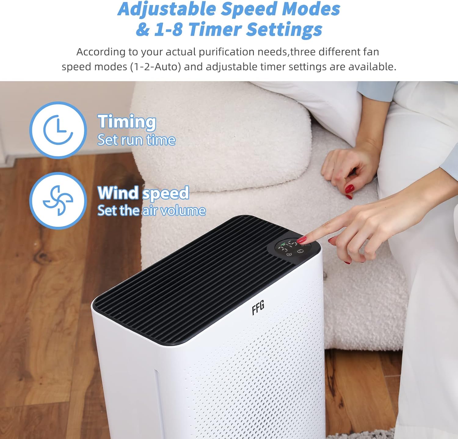 3-in-1 True HEPA Air Purifiers, Pack of 2 W672