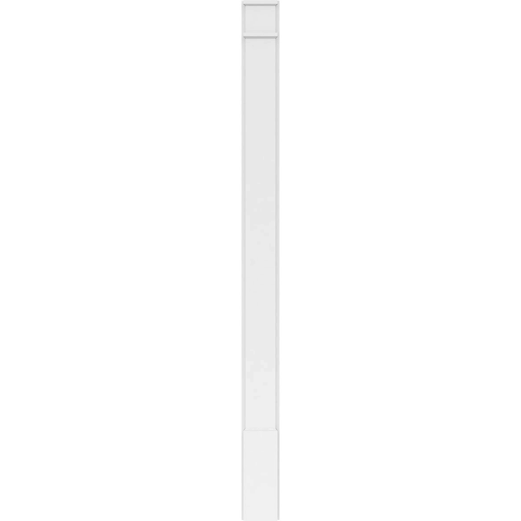 Plain PVC Pilaster with Standard Capital & Base (Pair) V87717