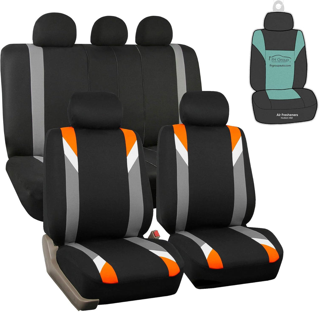 Gray/Black Seat Covers Q23558
