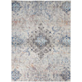 Ivory/Taupe/Blue Area Rug B3947