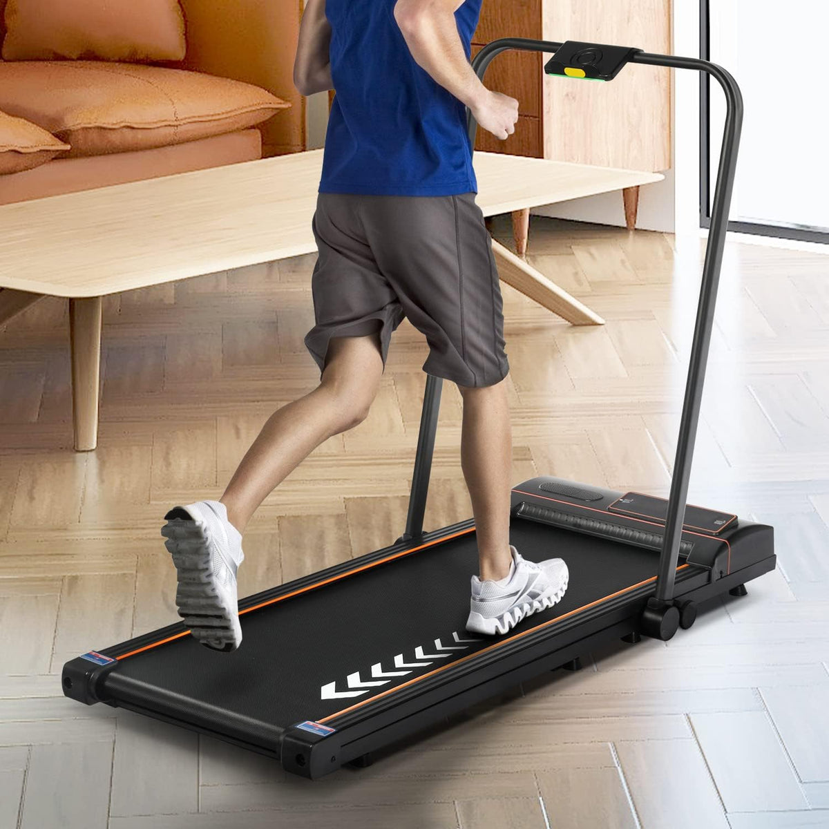 2 in 1 Under Desk Folding Electric Treadmill with LED Display G9151