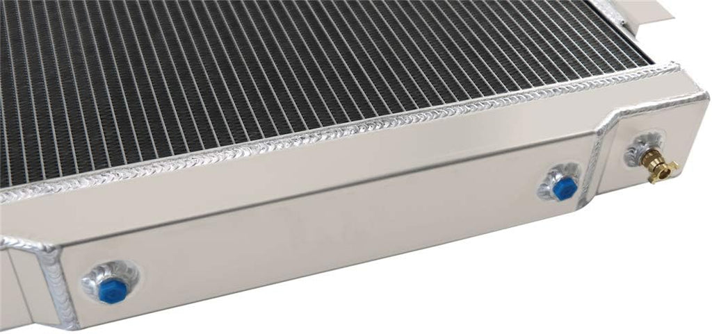 52MM 3 Row Core Aluminum Radiator with 2X12" Fan and Shroud Y4079