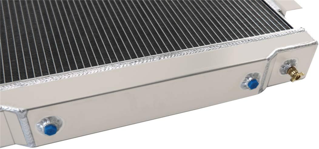 52MM 3 Row Core Aluminum Radiator with 2X12" Fan and Shroud Y4079