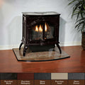 Cast Iron Contour Burner & Log Set, Matte Black R682
