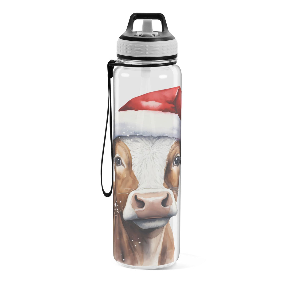 32oz Clear Tritan Leakproof Water Bottle with Straw K4023