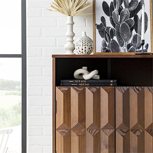 Walnut Solid Wood Accent Cabinet T1147