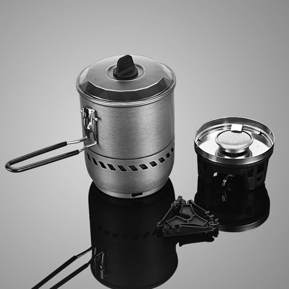 Camping Stove Pot with Windproof Gas Stove Head C967665