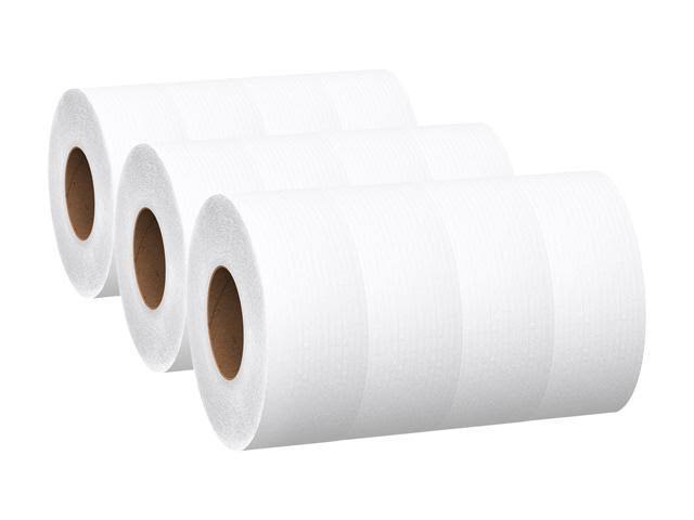 2-Ply White 1000 Jumbo Roll Commercial Toilet Paper F360809