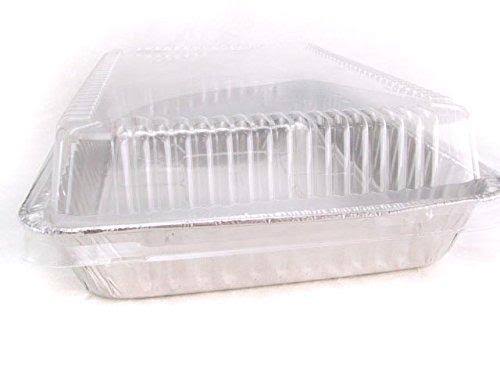 Disposable Aluminum 13 x 9 x 2 Cake Pan with Clear Plastic Lid K456676