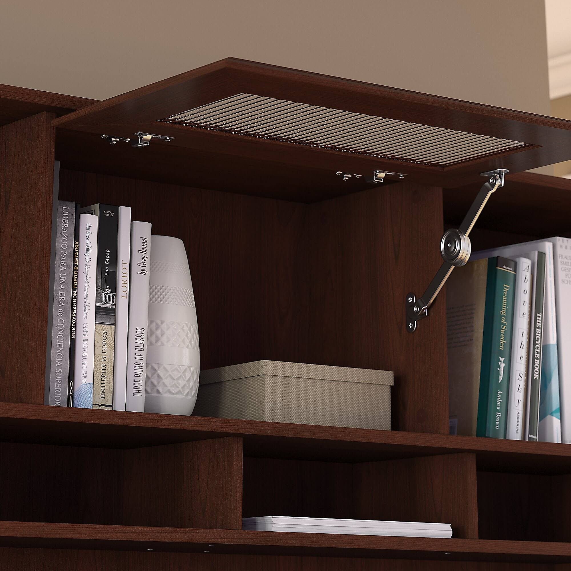 Corner Desk with Hutch and 2 Drawer File Cabinet Q834