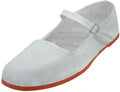 Cotton Mary Jane Ballet Flat Slip On Shoes O7823