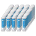 50 Pack Activated Carbon Block Water Filter Replacement, 5 Micron O34750
