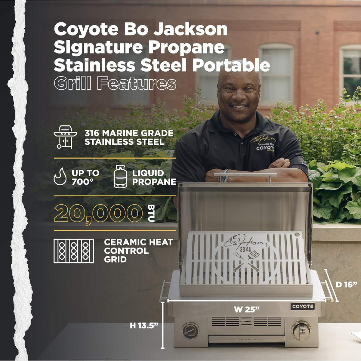Portable Gas Grill L38148
