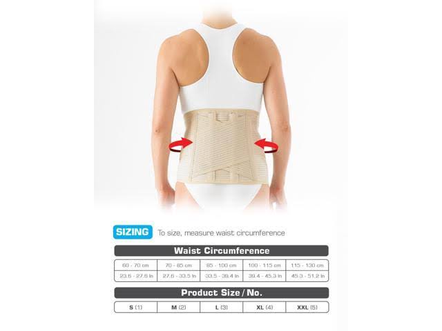 Adjustable Lower/Mid Back Support - Large 85-100cm H3064