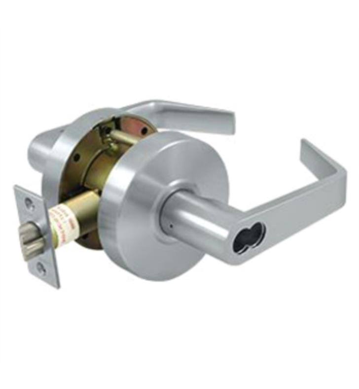 Brushed Chrome Commercial Entry Lock E17482