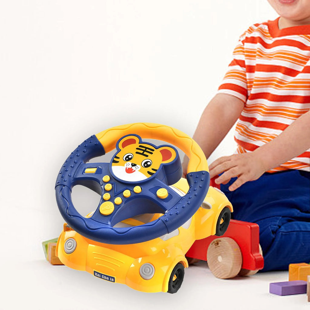 Tiger Simulation Steering Wheel Car Toy W3404