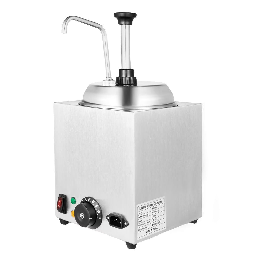 Nacho Cheese Dispenser Pump Caramel Warmer Tank 800W 110V O23903