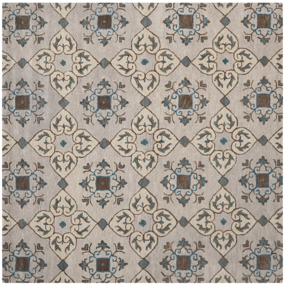 Beige Floral Area Rug, 2' x 3' V80990