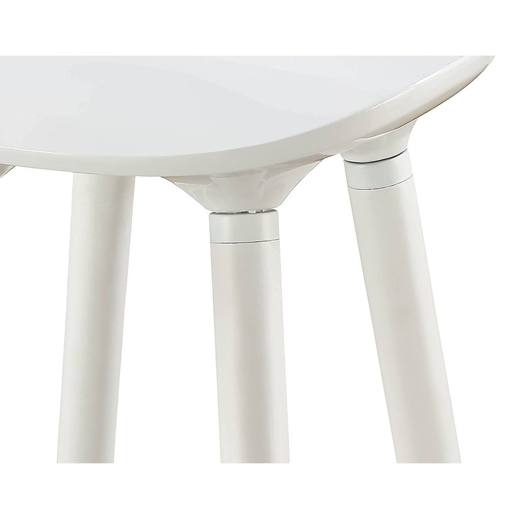 White Bar Stool B4207