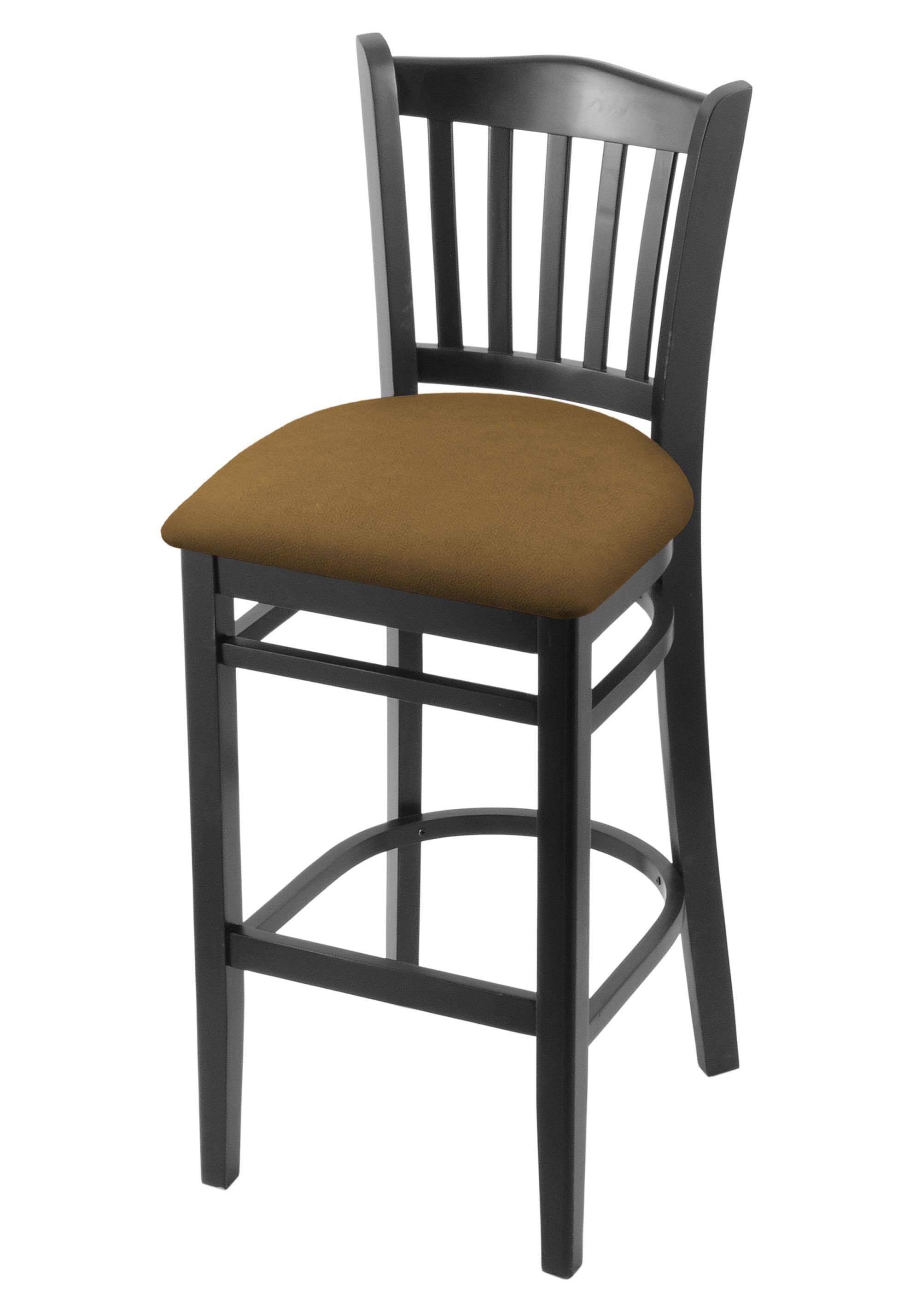 Black Finish Canter Saddle Seat Bar Stool B360