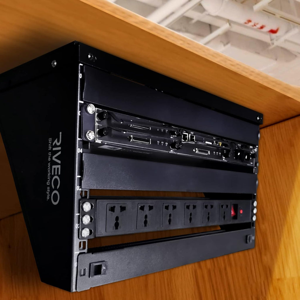 6U Wall Mount Rack Black Q14039