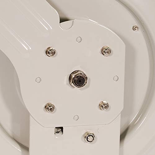 Retractable Air Hose Reel with 50-Foot Rubber Air Hose G121