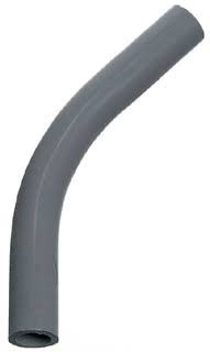 45 Degree Non-Metallic ELBOW 1/2 inch Gray I485