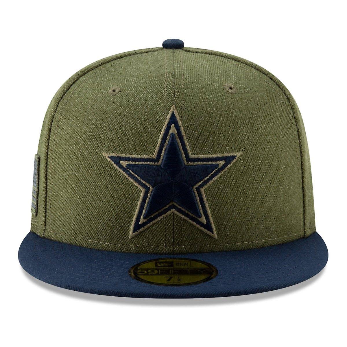 Olive Dallas Cowboys Cap H3808